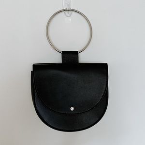 Theory Whitney Bag in black nappa leather
